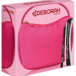 DEBORAH CONFEZIONE BORSA O'BAG COLORE FUCHSIA SIZE 19x17 + MASCARA VOLUME&LIFT NERO + MATITA 2in1 GEL 01 BLACK MAT