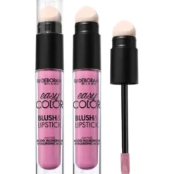 DEBORAH EASY COLOR BLUSH & LIPSTICK SHIMMER 05 ROSE GLOW