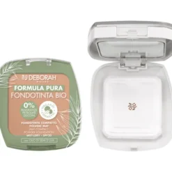 DEBORAH FORMULA PURA FONDOTINTA COMPATTO BIO N.04 CARAMEL