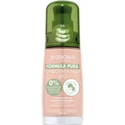 DEBORAH FORMULA PURA FONDOTINTA NUDE BIO N.02 ROSE CREAM