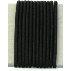 DEFILE' ACCESSORI PER CAPELLI ELASTICO CONFEZIONE 12 PEZZI COLORE NERO