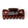 DEFILE' ACCESSORI PER CAPELLI PINZA PLASTICA COLORE TARTARUGA 3 PEZZI