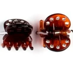 DEFILE' ACCESSORI PER CAPELLI PINZA IN PLASTICA TARTARUGA 2 PEZZI