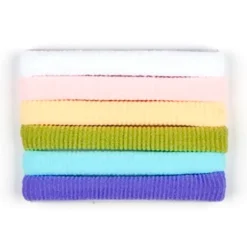 DEFILE' ACCESSORI PER CAPELLI ELASTICO CONFEZIONE 6 PEZZI COLORI PASTELLO ref 13518P