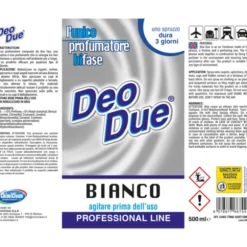 DEO DUE PROFUMATORE BIFASE DEODORANTE PER TESSUTI ELIMINA ODORI BIANCO TRIGGER 500 ML