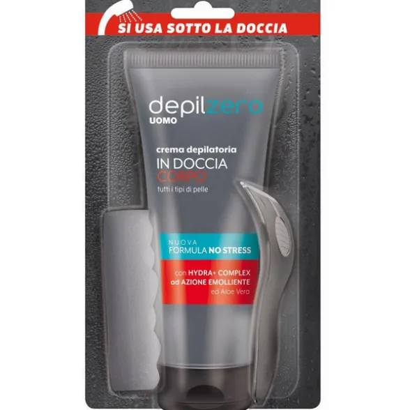 DEPILZERO UOMO CREMA DEPILATORIA CORPO IN DOCCIA 200 ML