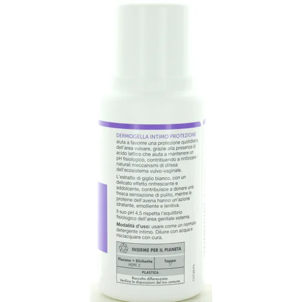 DERMOGELLA DETERGENTE INTIMO PH 4,5 CON ACIDO LATTICO 200 ML