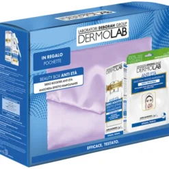 DERMOLAB CONFEZIONE SIERO BOOSTER ANTI ETA' 30 ML + MASCHERA ANTI ETA' EFFETTO RIMPOLPANTE + POCHETTE