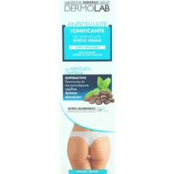 DERMOLAB GEL ANTICELLULITE TONIFICANTE EFFETTO FREDDO CON MENTOLO e CAFFEINA TUBO 200 ML