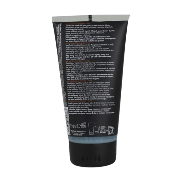 DERMOLAB UOMO GEL ESFOLIANTE PURIFICANTE PELLI NORMALI E GRASSE 150 ML
