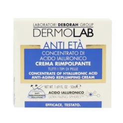DERMOLAB VISO ANTI ETA' CREMA RIMPOLPANTE ACIDO IALURONICO TUTTI I TIPI DI PELLE 50 ML