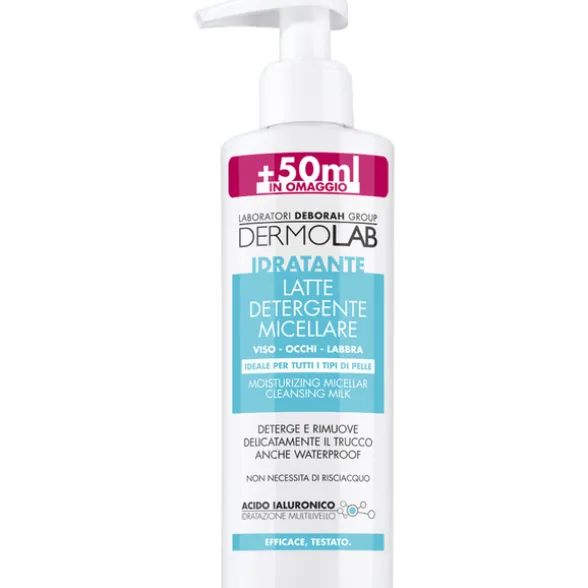 DERMOLAB VISO LATTE DETERGENTE MICELLARE IDRATANTE PER TUTTI I TIPI DI PELLE 250 ML