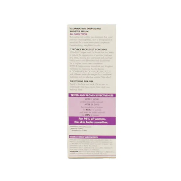 DERMOLAB VISO SIERO BOOSTER ANTIRUGHE ILLUMINANTE ENERGIZZANTE 30 ML