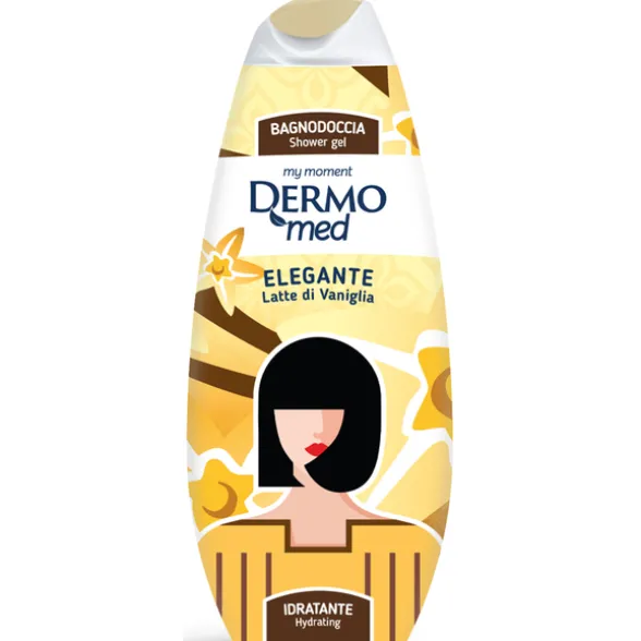 DERMOMED BAGNODOCCIA ELEGANTE LATTE DI VANIGLIA IDRATANTE 500 ML