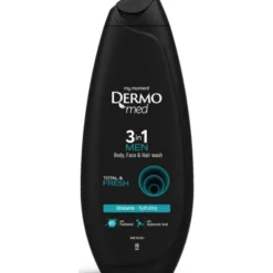 DERMOMED DOCCIA GEL MEN 3in1 BODY, FACE, HAIR TOTAL & FRESH 450 ML