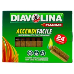 DIAVOLINA ACCENDIFACILE ECOLOGICO 24 ACCENSIONI
