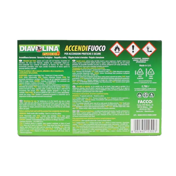 DIAVOLINA ACCENDIFUOCO 80 CUBI