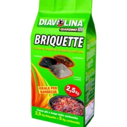DIAVOLINA BRIQUETTE CARBONE VEGETALE SACCO 2,5 KG