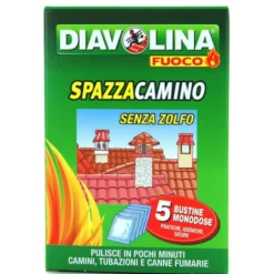 DIAVOLINA SPAZZACAMINO 5 BUSTINE DA 50g