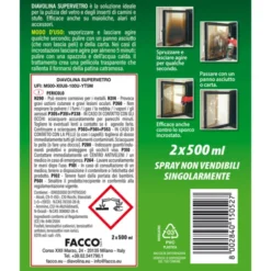 DIAVOLINA SUPER VETRO TRIGGER 2 PEZZI DA 500 ML