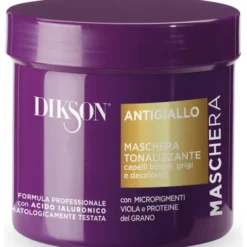 DIKSON ANTIGIALLO MASCHERA TONALIZZANTE CAPELLI BIONDI, GRIGI e DECOLORATI 500 ML