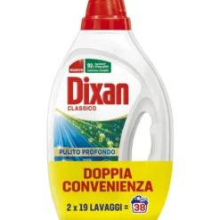 DIXAN DETERSIVO LIQUIDO BUCATO LAVATRICE CLASSICO 2 PEZZI DA 19 LAVAGGI