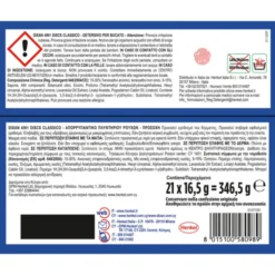 DIXAN DISCS DETERSIVO BUCATO LAVATRICE 4in1 CLASSICO 21 LAVAGGI PAPERBOX