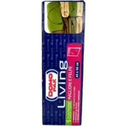 DOMOPAK LIVING CUSTODIA MAGLIONI E FELPE CON CHIUSURA LAMPOCLICK - CM 43X50 5 PZ