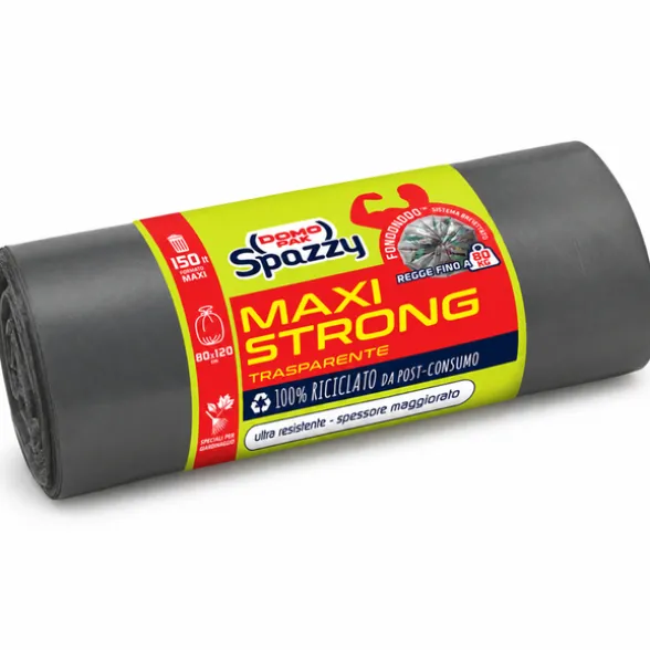 DOMOPAK SPAZZY MAXI STRONG SACCO CONDOMINIALE 80x120 CM 150 LT 10 PZ