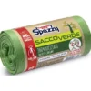DOMOPAK SPAZZY SACCO VERDE PATTUMIERA 48x58 CM 28 LT 20 PZ