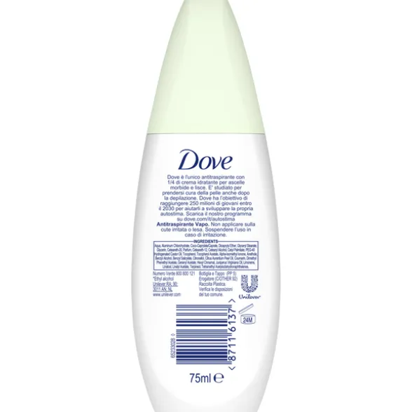 DOVE DEODORANTE ADVANCED CARE CUCUMBER & GREEN TEA SCENT 48H VAPO 75 ML