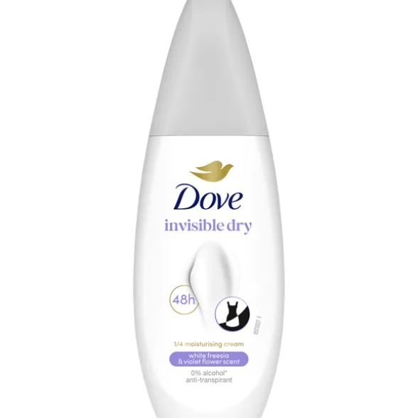 DOVE DEODORANTE INVISIBLE DRY WHITE FREESIA & VIOLET FLOWER SCENT 48H VAPO 75 ML