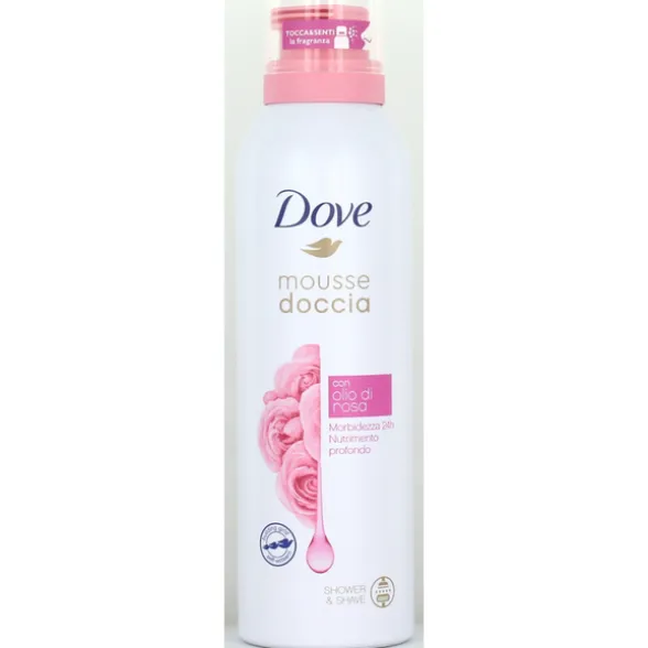 DOVE DOCCIA MOUSSE CON OLIO DI ROSA 200 ML