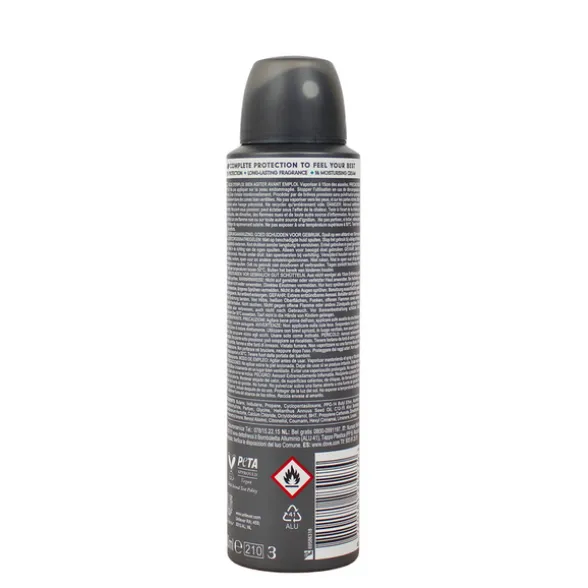 DOVE MEN CARE DEODORANTE 72H SPRAY CLEAN COMFORT ADVANCED CARE 150 ML