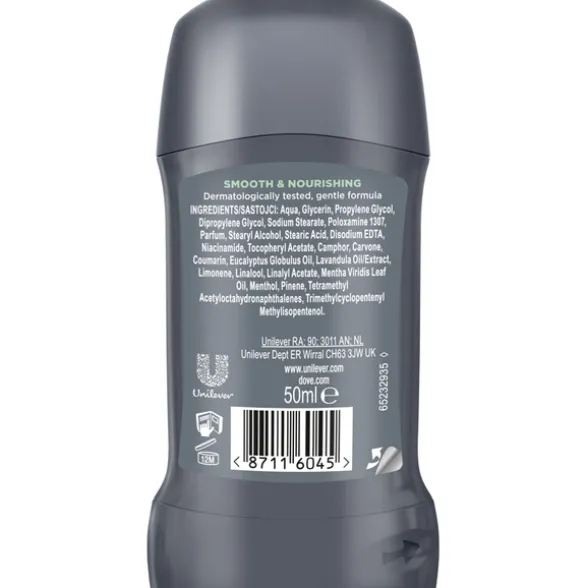 DOVE MEN DEODORANTE WHOLE BODY BAMBOO + ALOE SCENT STICK 50 ML