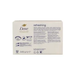 DOVE SAPONETTA CREMOSA REFRESHING 2 PEZZI X 90 GRAMMI