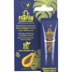Dr.PAWPAW OVERNIGHT LIP MASK MULTIUSO BALSAMO/MASCHERA LABBRA LENITIVO RIMPOLPANTE 10 ML