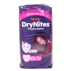 DRYNITES MUTANDINE ASSORBENTI BAMBINO USA E GETTA LARGE GIRL 8-13 ANNI 9 PZ PANNOLINI