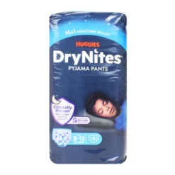 DRYNITES MUTANDINE ASSORBENTI BAMBINO USA E GETTA LARGE BOY 8-15anni 9 PZ PANNOLINI