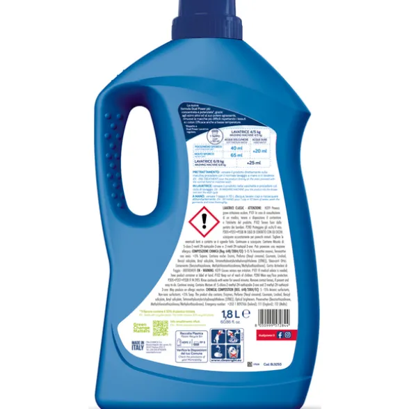 DUAL POWER DETERSIVO LAVATRICE LIQUIDO CLASSIC 45 LAVAGGI 1,8 LITRI