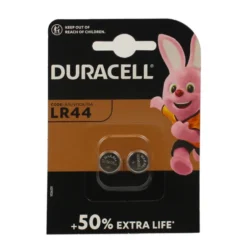 DURACELL BATTERIA ALKALINE LONG LASTING POWER 1,5 VOLT 2 PZ.LR44