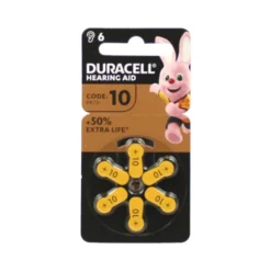 DURACELL BATTERIA PER APPARECCHI ACUSTICI 1,45V 6 PZ CODE 10 PR70
