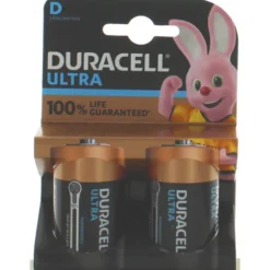 DURACELL ULTRA TORCIA 1,5V ALKALINE D/2 MX1300 BLISTER 2 PZ
