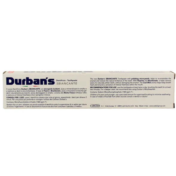DURBAN'S DENTIFRICIO SBIANCANTE 75 ML.