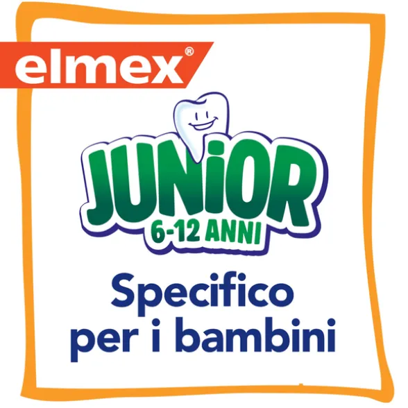 ELMEX SPAZZOLINO JUNIOR, BIMBI, BAMBINI, 6-12 ANNI, MORBIDO