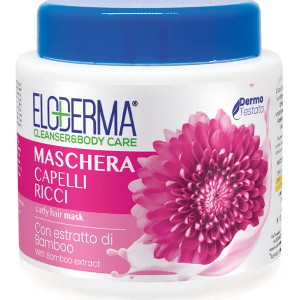 ELODERMA MASCHERA CAPELLI RICCI CON ESTRATTO DI BAMBOO 500 ML