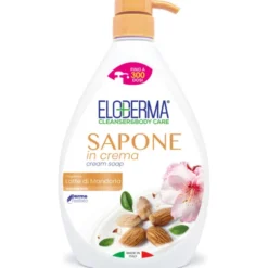 ELODERMA SAPONE IN CREMA MANI LATTE DI MANDORLA CON EROGATORE 1000 ML