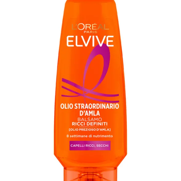 ELVIVE BALSAMO OLIO STRAORDINARIO D'AMLA RICCI DEFINITI CAPELLI RICCI, SECCHI 200 ML