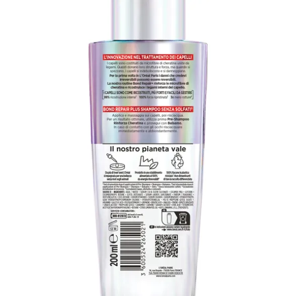 ELVIVE BOND REPAIR PLUS SHAMPOO 200 ML