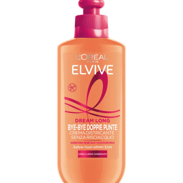 ELVIVE DREAM LONG CREMA DISTRICANTE SENZA RISCIACQUIO BYE BYE DOPPIE PUNTE CAPELLI LUNGHI E DANNEGGIATI 200 ML